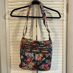 Vera Bradley floral print shoulder/cross body